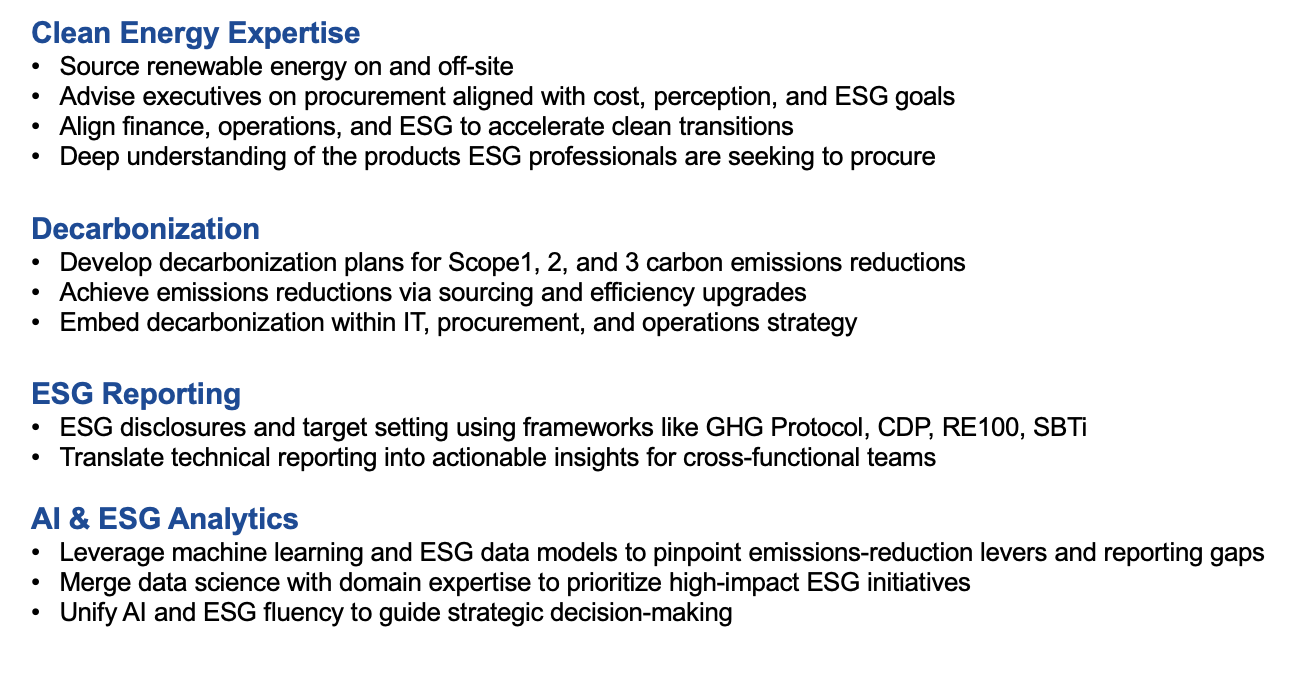 Sustain74 core competencies overview